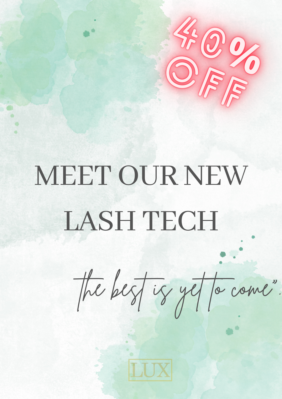 MEET OUR NEW LASH TECH 🎉